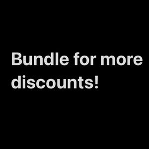 Bundle for more discounts!
